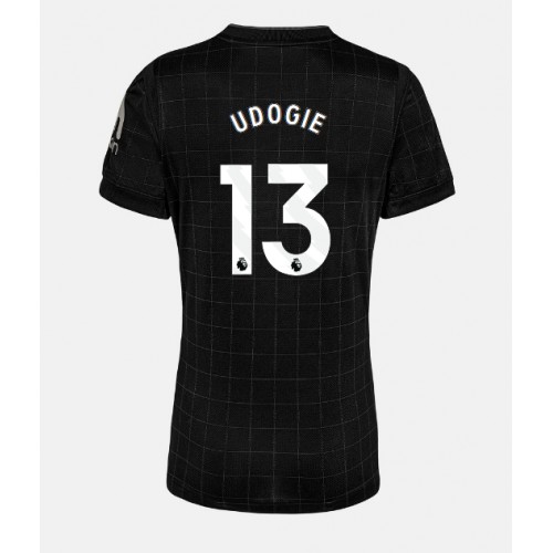 Ženski Nogometni dresi Tottenham Hotspur Destiny Udogie #13 Gostujoči 2025-26 Kratek Rokav